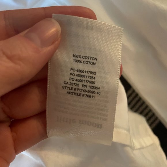 Aritzia Little Moon Wrap Blouse White - Small - Picture 4 of 6